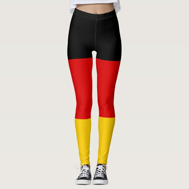 Germany flag - Deutschland Leggings (Front)