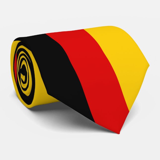 Germany flag - Deutschland Neck Tie (Rolled)
