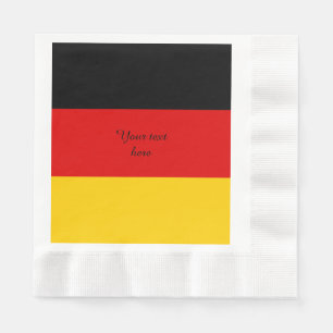 Germany flag - Deutschland Paper Napkins