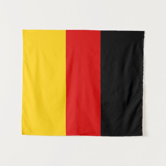Germany Flag Deutschland Patriotic German Lumbar Tapestry (Front (Horizontal))