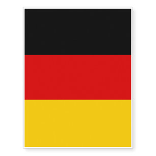 Germany flag - Deutschland Temporary Tattoos