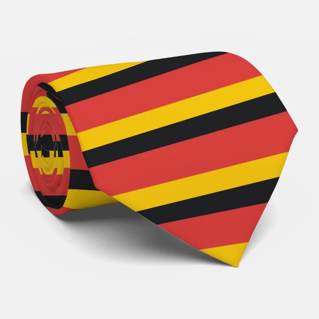  Germany flag - Deutschland Tie (Rolled)