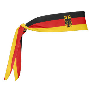 Germany Flag Elegant Patriotic Tie Headband