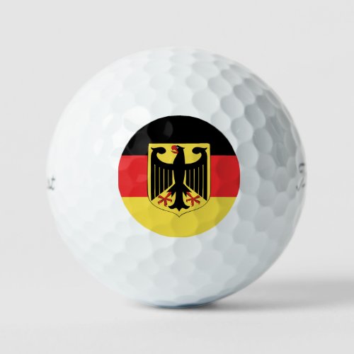 Germany Flag Emblem Golf Balls