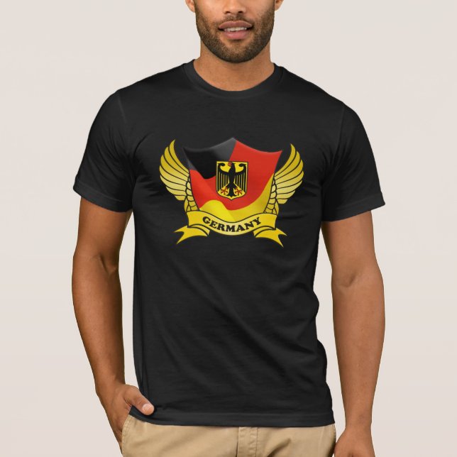 Germany Flag Emblem T-Shirt (Front)