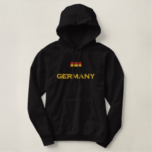 Germany Flag Embroidered Hoodie