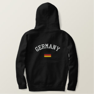 Germany Flag Embroidered Hoodie