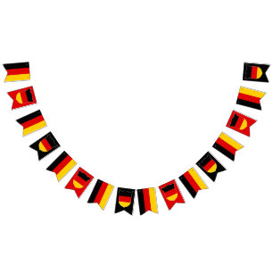 Germany Flag Escutcheon Red Black Gold Patriotic