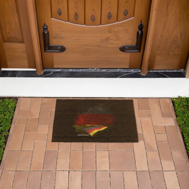 Germany flag fiber doormat (Insitu (Outdoor))
