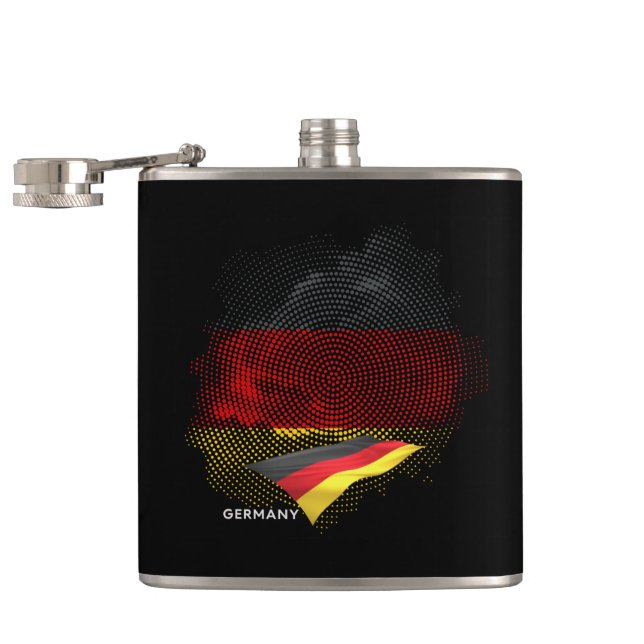 Germany flag flask (Opened)