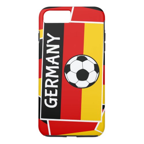 Germany Flag Football iPhone 8 Plus7 Plus Case