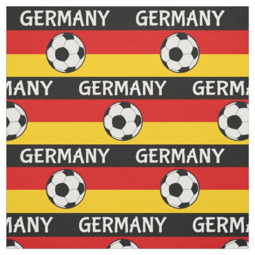 Germany Flag Football Fabric