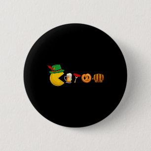 Germany Flag German Gamer Beer Festival Men Boys 1 Button