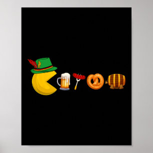 Germany Flag German Gamer Beer Festival Men Boys 1 Poster