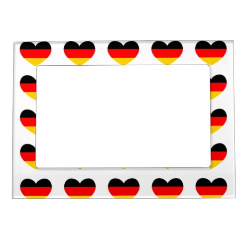 Germany Flag Heart Magnetic Photo Frame