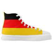 Germany Flag High-Top Sneakers (Left Shoe Inside)