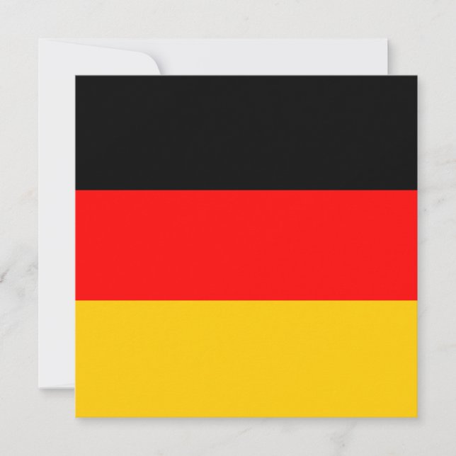 Germany Flag Invitation (Front)