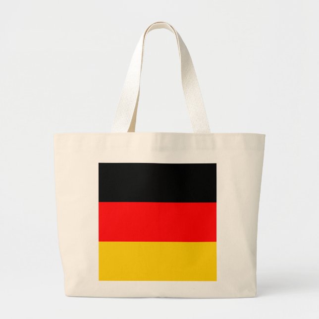 Germany Flag Large Tote Bag (Front)