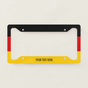 Germany flag license plate frame