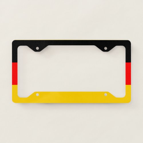 Germany Flag License Plate Frame