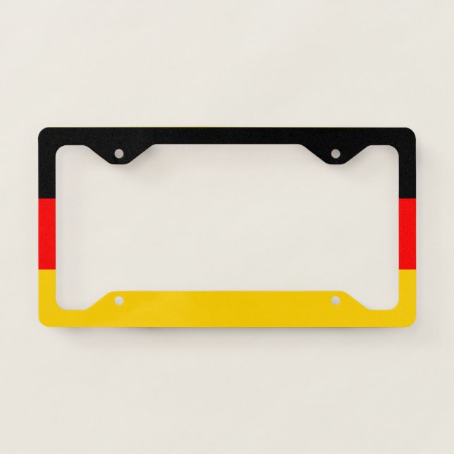 Germany Flag License Plate Frame (Front)