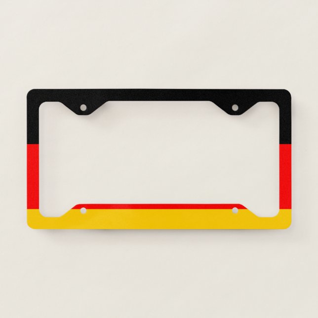 Germany flag  license plate frame (Front)
