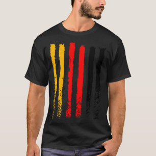 Germany flag love proud german people BACKPRINT T-Shirt