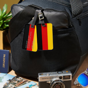 Germany flag luggage tag