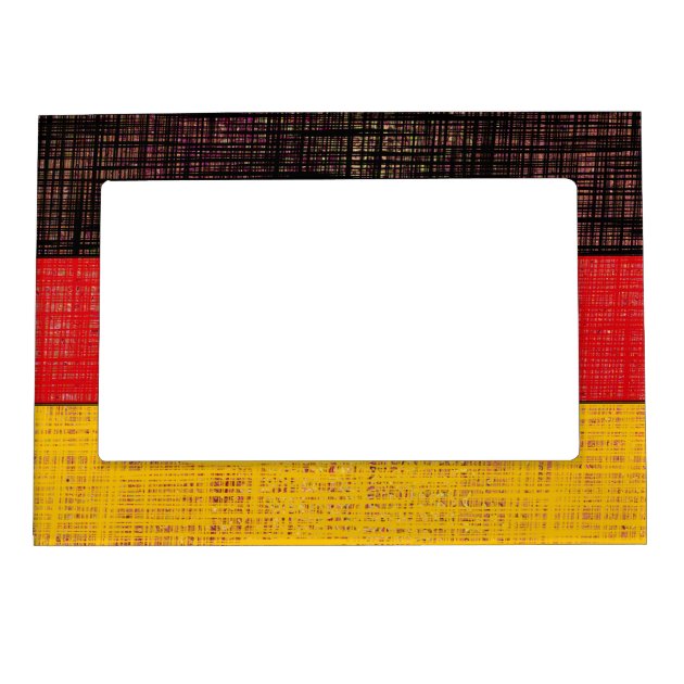 GERMANY FLAG Magnetic Frame | Zazzle