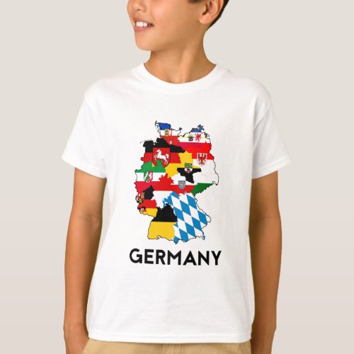 germany flag map T_Shirt