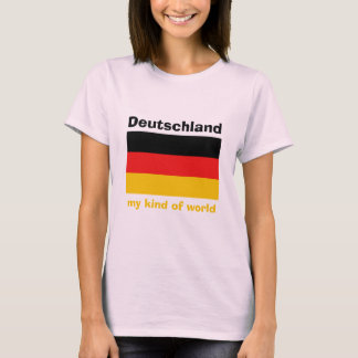 Germany Flag + Map + Text T-Shirt