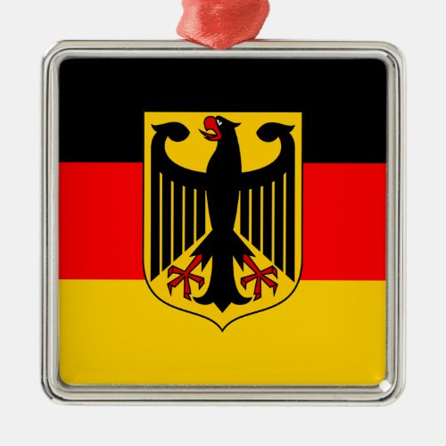 Germany Flag Metal Ornament