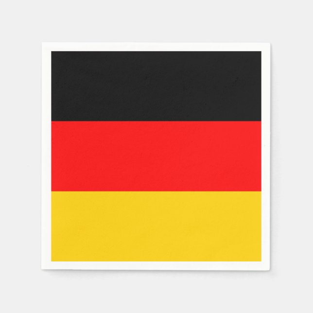 Germany Flag Napkins (Front)