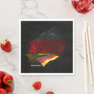 Germany flag napkins