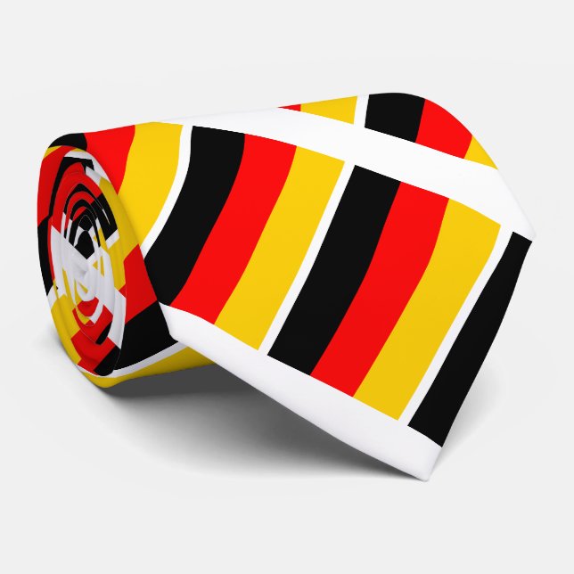 Germany Flag Neck Tie (Rolled)