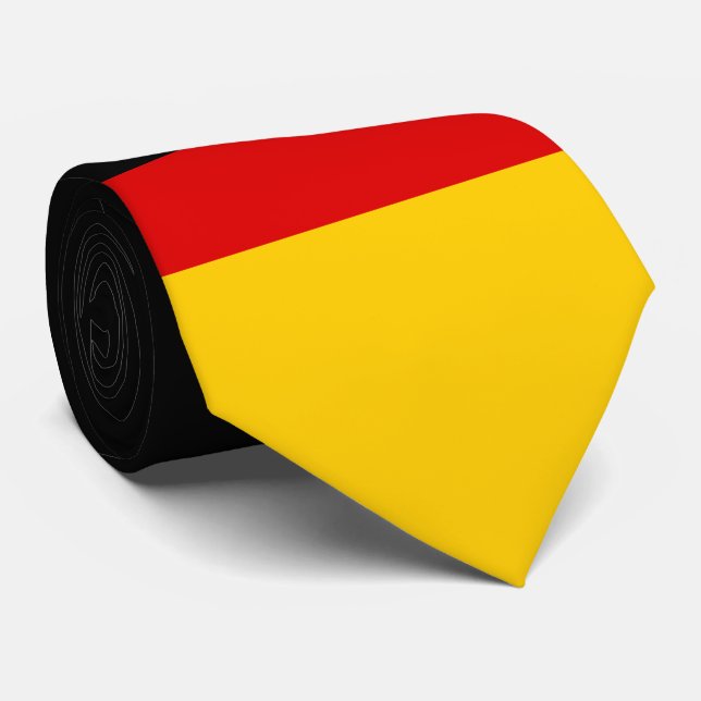 Germany Flag Neck Tie (Rolled)