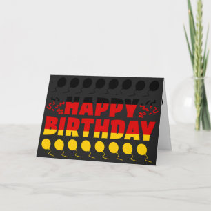 Germany Flag Patriotic Birthday Card