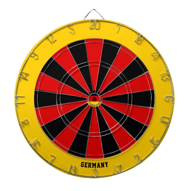 Germany Flag Patriot's Bullseye Dart Board (Front)
