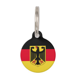 Germany Flag Pet Name Tag