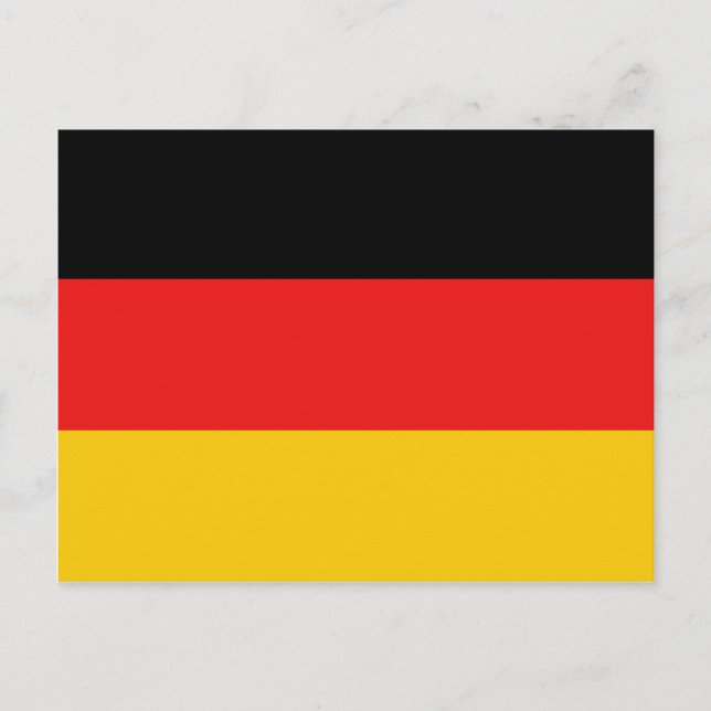Germany Flag Postcard (Front)