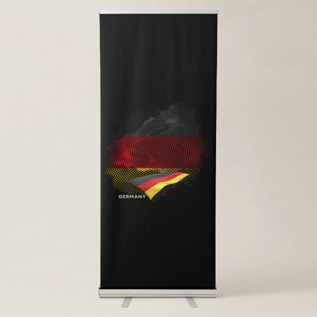Germany flag retractable banner (Front)