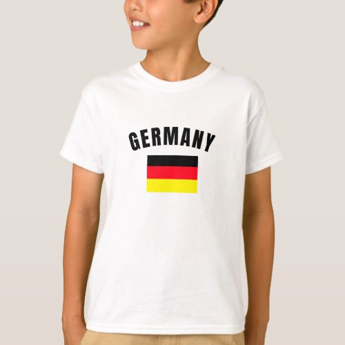 Germany Flag Soccer Football Team T_shirt