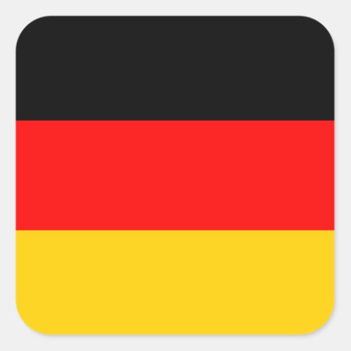 Germany Flag Square Sticker