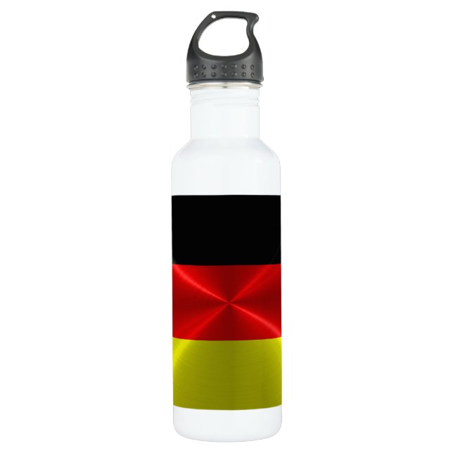 Germany Flag Stainless Steel Water Bottle (Front)