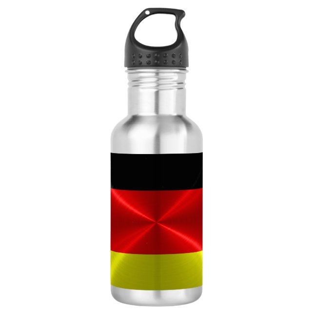 Germany Flag Stainless Steel Water Bottle (Front)