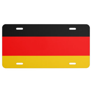 Germany Flag Style License Plate Frame