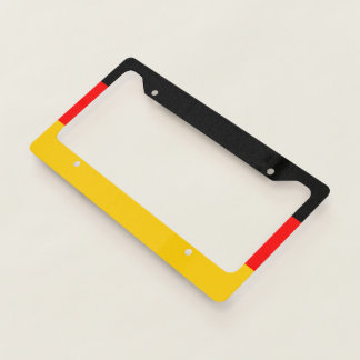 Germany Flag Style License Plate Frame