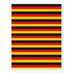 Germany Flag Temporary Tattoos