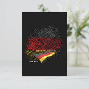Germany flag thank you card