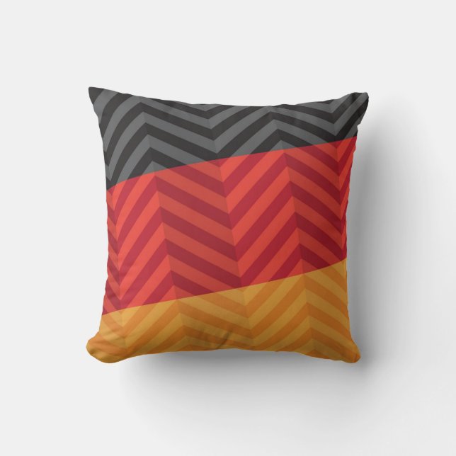 Germany Flag Throw Pillow (Front)